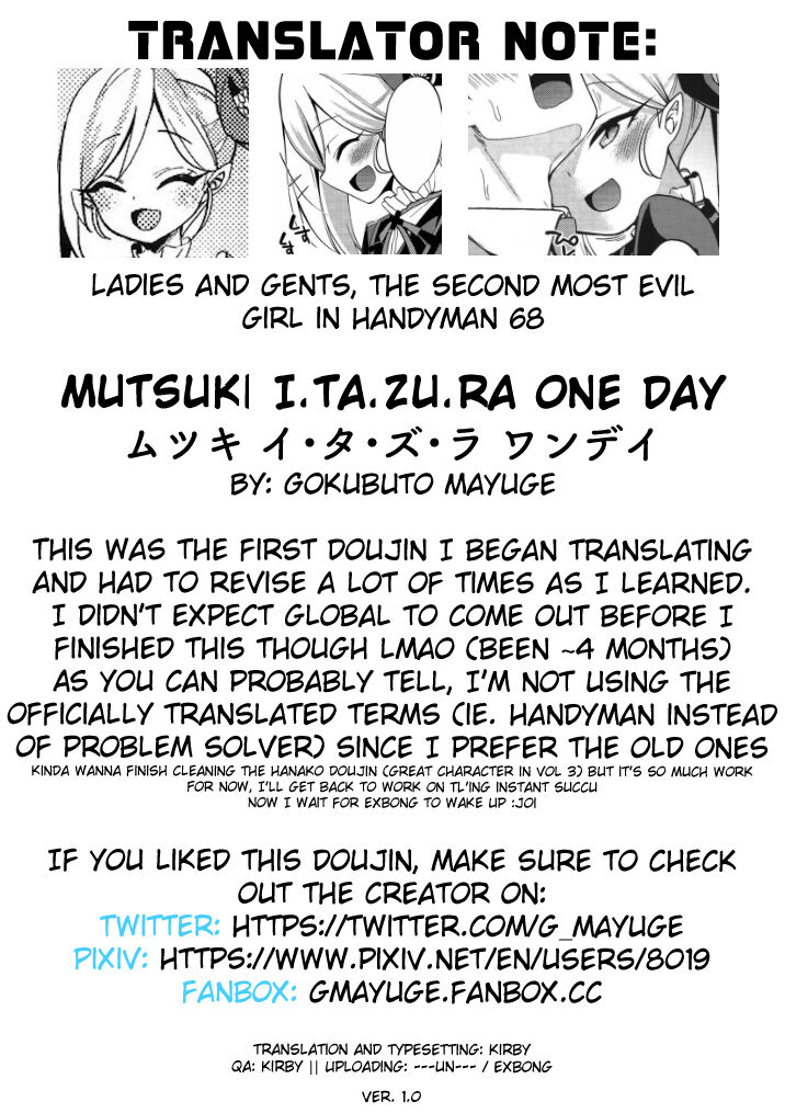 Hentai Manga Comic-Mutsuki I.Ta.Zu.Ra One Day-Read-29